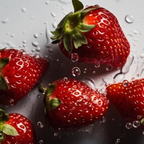 strawberries-are-on-a-white-surface-with-water-droplets-around-them_901003-27804