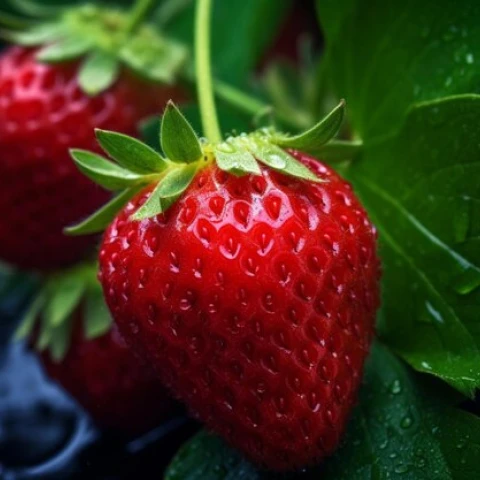 close-up-strawberry-with-green-leaves-it_899870-19730